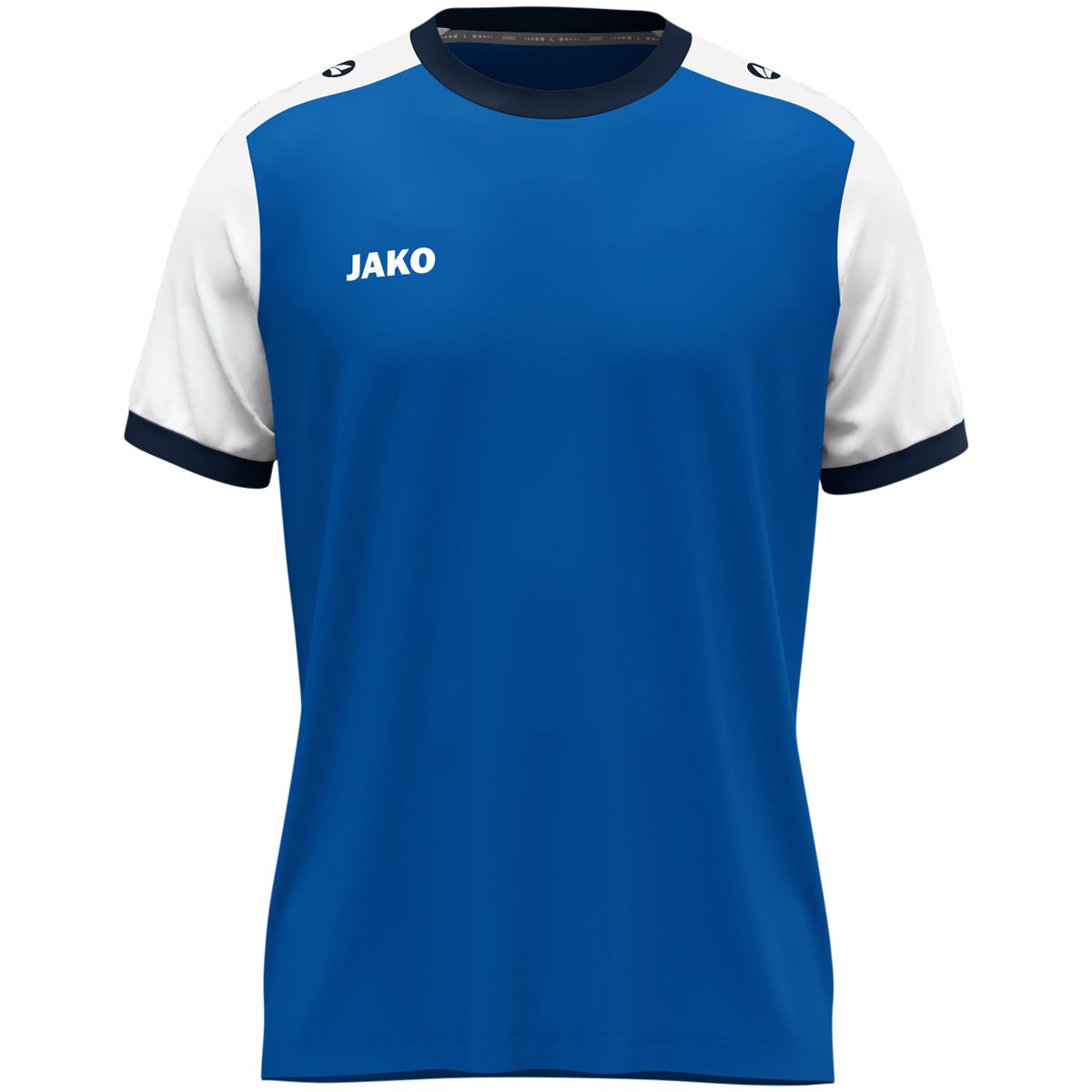 JAKO Shirt Dynamic KM 4270 Royal Wit Marine
