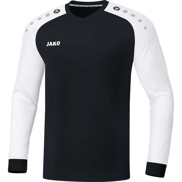 JAKO Shirt Champ 2.0 LM 4320 Zwart Wit