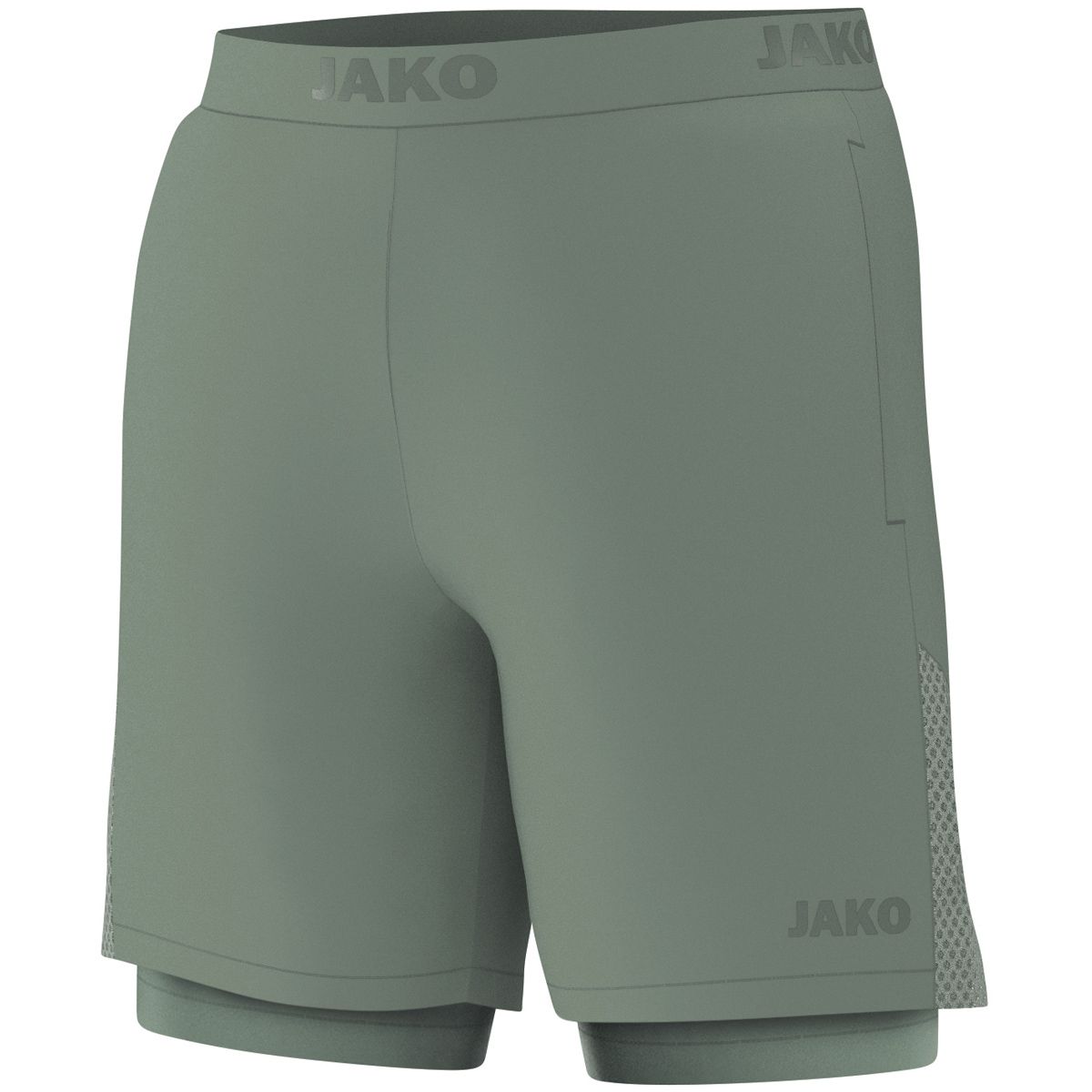 JAKO 2-in-1 short Power Mintgroen