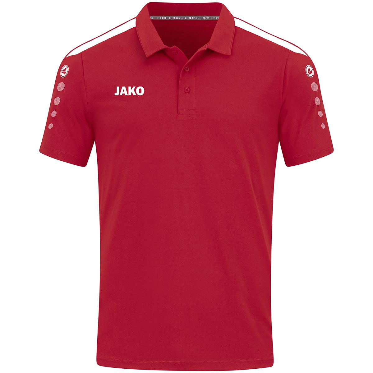 JAKO Polo Power 6323 Rood | Gratis verzending vanaf €99,95 | Jakosportkleding.nl