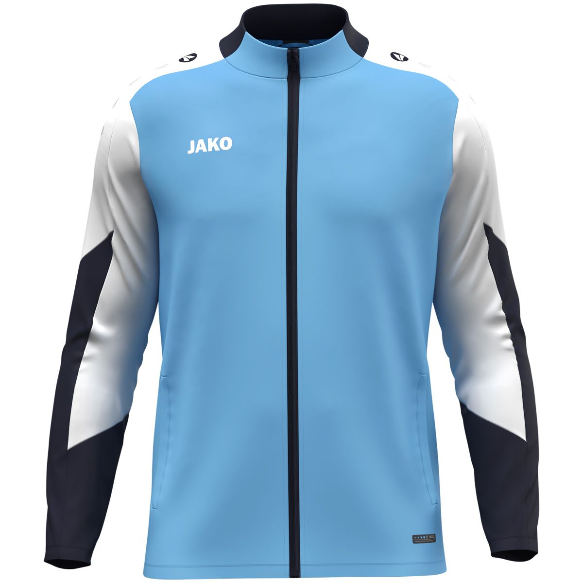 JAKO Polyestervest Dynamic 9370 Hemelsblauw Wit Marine | Jakosportkleding | Bedrukking mogelijk