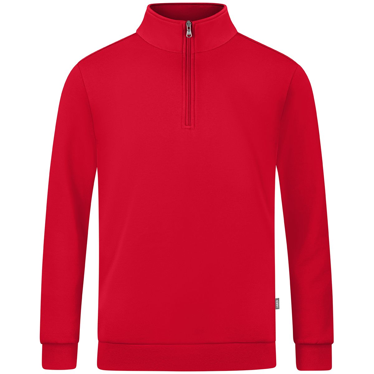 JAKO Ziptop Organic C8620 Rood | Jakosportkleding | Bedrukking mogelijk