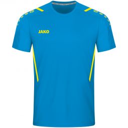 JAKO T-shirt Challenge 4221 JAKO Blauw - Fluogeel