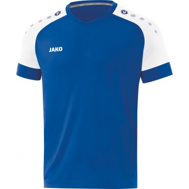 JAKO Shirt Champ 2.0 KM 4220 Blauw Wit 