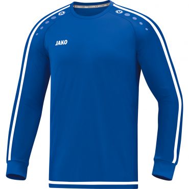 JAKO Shirt Striker 2.0 LM 4319 Blauw Wit 
