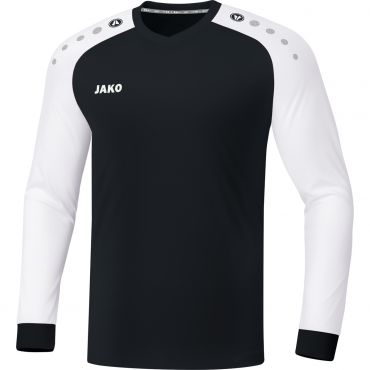 JAKO Shirt Champ 2.0 LM 4320 Zwart Wit 