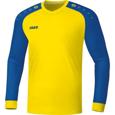 JAKO Shirt Champ 2.0 LM 4320 Geel Blauw