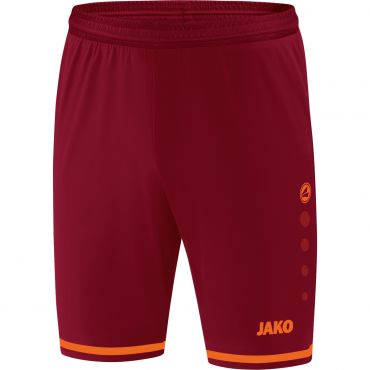 JAKO Short Striker 2.0 Wijnrood Fluo Oranje