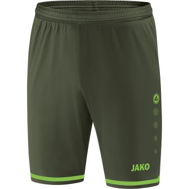 JAKO Short Striker 2.0 Kaki Fluogroen