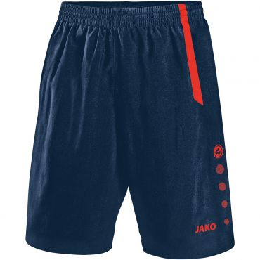 JAKO Short Turin 4462 Marine Oranje