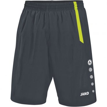 JAKO Short Turin 4462 Antraciet Lime