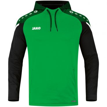 JAKO Sweater met Kap Performance 6722 Groen Zwart