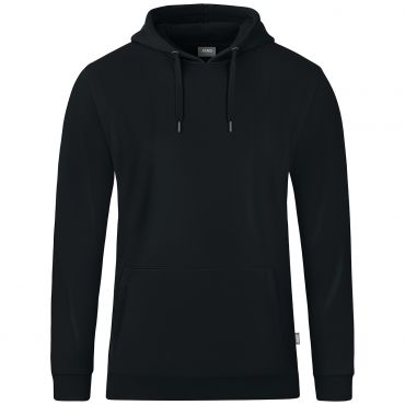 JAKO Sweater met Kap Organic C6720 Zwart | Jakosportkleding.nl | Bedrukking mogelijk